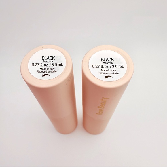 2 Rare Beauty Makeup Set Mascara Duo Black Mini Travel Size .27 fl oz Each - Picture 4 of 4